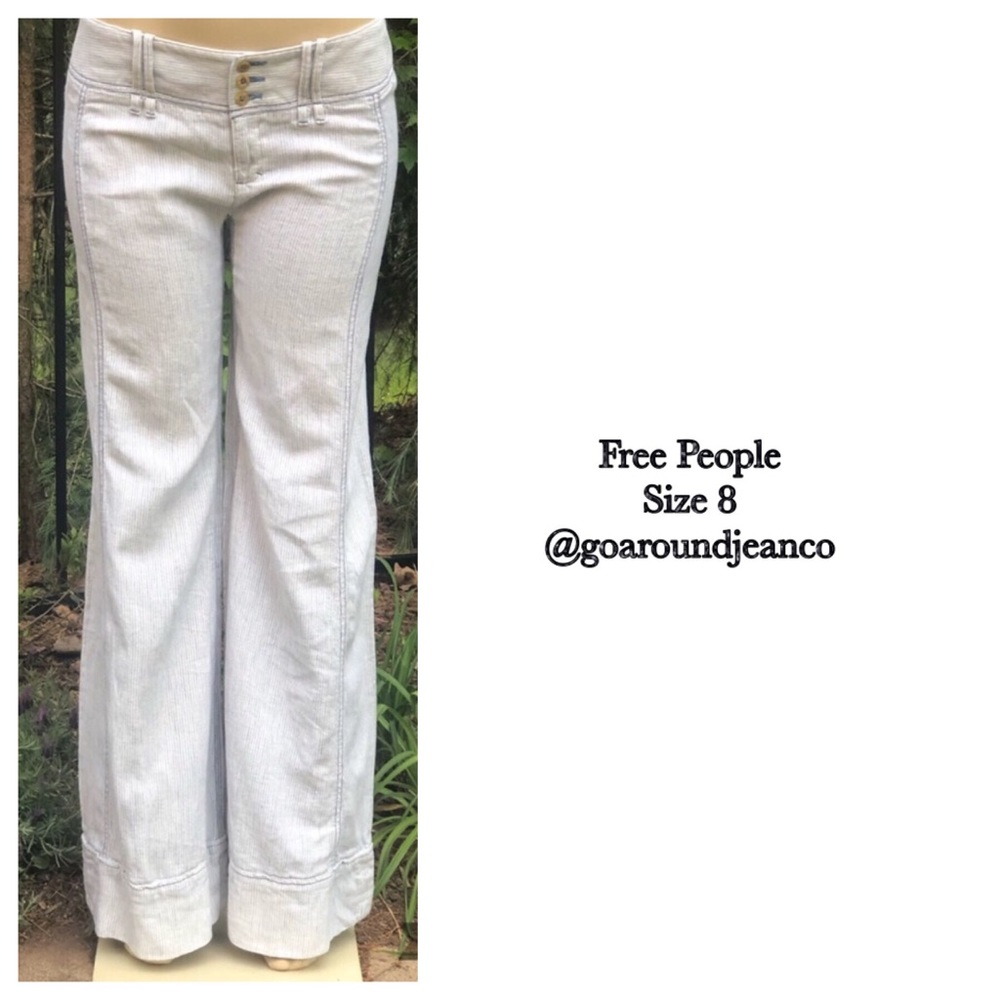 Free People Linen - Cotton Pants Size 8